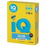 Бумага IQ color, А4, 160 г/м2, 250 л., интенсив, ярко-желтая, IG50