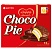 превью Печенье LOTTE «Choco Pie» («Чоко Пай»)прослоенноеглазированноев картонной упаковке336 г (12 штук х 28 г)