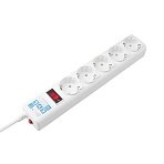 Сетевой фильтр Power Cube B 3.0 м 5 роз (белый) 10А/2.2кВт (SPG-B-10-WHITE)