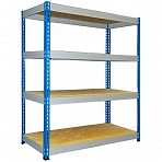 Стеллаж грузовой МКФ15614-2.5, 4 полки, 1525х610х2500мм