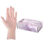 Перчатки виниловые смотровые 50 пар (100 шт. )размер S (малый)прозрачныеSFM