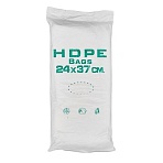 Пакет фасовочный ПНД 24×37 см, 12 мкм, 1000 шт/уп, прозрачный