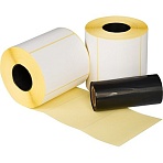 Термотрансферные этикетки ПГЛ 100×72 (2 шт. )+риббон WAX 104×100 в комплекте