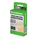 Зубочистки бамбуковые 800 шт. в коробке с подвесом, BOOMHOUSE (БУМХАУС)
