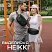 превью Сумка на пояс HEIKKI RACE (ХЕЙКИ), светоотражающая полоса, черная, 37×14х5 см