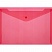превью Папка-конверт на кнопке А4 красная 0.18 мм (10 штук в упаковке)
