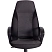 превью Кресло для руководителя Easy Chair Impreza серое/чёрное (ткань/сетка/экокожа, пластик)