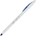 превью Ручка шариковая неавтоматическая BIC Cristal синяя (толщина линии 0.32 мм, корпус белый)