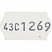 превью Этикет-пистолет однострочный Open Tex 2234 черный (1х8 символов, 22х12 мм волнистая лента)