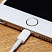 превью Кабель белый USB 2.0-Lightning, 1 м, SONNEN, медь, для передачи данных и зарядки iPhone/iPad