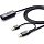 Кабель UGREEN US103 (10317) USB 2.0 A Male to A Female Cable.3м черный