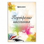 Листы-вкладыши для портфолио ШКОЛЬНИКА, 30 разделов, 32 листа, «Моё портфолио», BRAUBERG