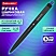 превью Ручка шариковая масляная автоматическая BRAUBERG «BLACK PEN RT», СИНЯЯ, игольчатый наконечник 0.7 мм, линия письма 0.35 мм
