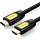 Кабель угловой UGREEN AV119 (10597) 3.5mm Male to 3.5mm Male flat.1м черный