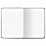 превью Блокнот с резинкой в клетку 96 л., МАЛЫЙ ФОРМАТ А6 (109×148 мм), твердая обложка, BRAUBERG, «Lavender»