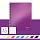 Блокнот Leitz Wow А5 80 листов фиолетовый в клетку на спирали (181х215 мм)