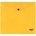 превью Папка-конверт на кнопке Мульти-Пульти, А5+, 160мкм, полупрозрачная, оранжевая