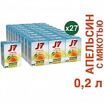 Сок J7 апельсин (0,2л, 27шт/уп)