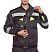 превью Костюм рабочий летний мужской Корвет с СОП тёмно-серый (размер 44-46, рост 182-188)