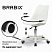 превью Кресло стул BRABIX «Eames MG-310 PL», пластик белый, экокожа белая