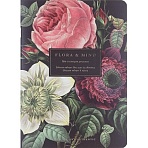 Тетрадь общая, BS, 150×210мм, 48л., клетка, скрепка. Flora, букет N4754