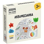 Аквамозаика ТРИ СОВЫ «Домашние питомцы», набор инструментов, трафареты, картонная коробка 12×12см