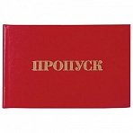 Бланк документа «Пропуск», 65×98 мм, STAFF