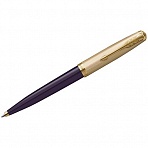 Ручка шариковая Parker «51 Plum GT», черная, 1.0мм, подарочная упаковка