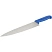 превью Нож поварской лез 300 мм толщ 2 мм 3Cr13 синяя пластиковая ручка