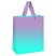 превью Пакет подарочный 18×23×10см MESHU «Duotone. Turquoise-Lilac gradient», отд. фольгой, матовая ламинация