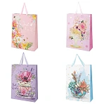 Пакет подарочный (1 штука) 33×13х45 см (XL), «Flower Mix», ассорти, глиттер, фольга, ЗОЛОТАЯ СКАЗКА