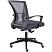 превью Кресло офисное Easy Chair СН-800 Энжел серое (сетка, пластик)