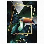 Тетрадь 40 л. в клетку обложка SoftTouch, фольга, бежевая бум. 70 г/м2, сшивка, А5 (147×210 мм), ТУКАН, BRAUBERG