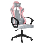 Кресло компьютерное BRABIX ''Forcer GM-127''2 подушкитканьрозовое/серое533215