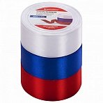 Лента атласная ширина 40 мм, набор 3 цвета по 23 м, BRAUBERG