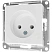 превью Розетка встраиваемая Systeme Electric ANT000141 AtlasDesign 16 А IP20 белая (1240145)