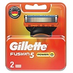 Кассеты для бритья сменные Gillette «Fusion. Power» красн., 2шт. (ПОД ЗАКАЗ)