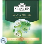 Чай Ahmad Tea Мята-Мелиса, зеленый, пакетики в конвертах, 100×1.8г/уп