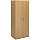 Шкаф для одежды двухдверный с горизонтальной штангой МФ Виско Стиль/Бук, 820×580×2030