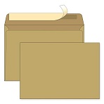 Конверты крафт С5 стрип Ecopost 162×229, 80г, 800шт/уп