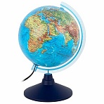 Глобус интерактивный + очки VR, физический / политический, GLOBEN, 21 см, с подсветкой