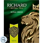 Чай RICHARD (Ричард) «Royal Green», зеленый, 100 пакетиков по 2 г