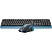 превью Набор клавиатура+мышь A4Tech Fstyler FG1035 NAVY BLUE USB беспров. чер/син