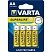 превью Батарейка Varta ENERGY LR6 AA 4шт/бл Alkaline 1.5V (4106) (4106213414)