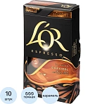 Кофе в капсулах LOR Espresso Caramel натуральный жареный молотый 10шт/уп