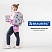 превью Ранец BRAUBERG LIGHT, 1 отделение, с брелоком, «Cat patches», плюшевые нашивки, 36×26х13 см