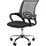 превью Кресло EChair-304LT TC ткань черн/сетка серый, хром