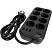 превью Сетевой фильтр Powercom SP-08 USB03AB 1.8 m (8 розеток) черный