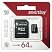 превью Карта памяти micro SDXC, 64 GB, SMARTBUY, 10 Мб/сек. (class 10), с адаптером