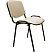 превью Стул офисный Easy Chair Изо/Iso бежевый (искусственная кожа, металл) (1647585)